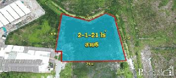แปลงสุดท้าย ที่สวยในพื้นที่สีม่วง ขนาด 2 ไร่เศษ ถูกเกือบเท่าราคาประเมิน ไฟฟ้า ประปาพร้อม แถมเดินทางสะดวกใกล้สาย 5 - KK1348S