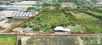 ขาย 11 ไร่ หน้ากว้าง 140 เมตร ราคาถูก  ใกล้พุทธสาครและเพชรเกษม