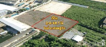 สร้างโรงงาน ขนาด 2,000 ตร.ม. ได้ๆสบายๆ บนที่ดินสีม่วงสวยถมแล้ว 2 ไร่ เดินทางง่ายใกล้ ถนนเศรษฐกิจเพียง 750 ม. เท่านั้น - KK1859S