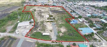 สร้างโรงงานและโครงการของคุณ ให้มีกำไรเร็วกว่าที่อื่นๆ ที่ดิน 22 ไร่เศษ ฮวงจุ้ยแบบเทพๆ ใกล้พุทธสาครเพียง 3.5 กม