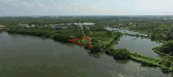 แปลงสุดท้าย ลดราคาพิเศษ ที่ดิน 100 วา รับวิวแม่น้ำ สวย บรรยากาศดีตลอดปี เหมาะปลูกบ้าน สะดวกใกล้เมืองมหาชัย ราคาพิเศษพร้อมค่าโอน – ขายที่ดินสมุทรสาคร - KK2014S