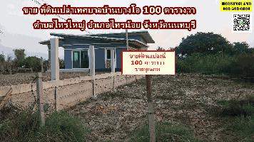 ขายที่ดินเปล่าเทศบาลบ้านบางโอ ตำบลไทรใหญ่ อำเภอไทรน้อย จังหวัดนนทบุรี 