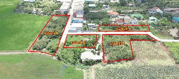 ที่สวย 4 แปลง ถมพร้อมใช้งาน เลือกขนาดได้ตามใจต้องการ ในซอยบรม 76