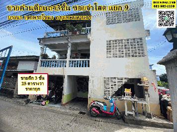 ขายด่วนตึกแถว3ชั้น ซอยจ่าโสด แยก 9 แขวงบางนา เขตพระโขนง จังหวัดกรุงเทพมหานคร 