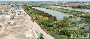 ทั้งสวยและคุ้มค่า ขายที่หน้ากว้าง ๆ 286เมตร เพียง 450เมตร จากบางนา กม.24 ถมแล้ว
