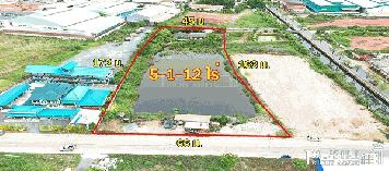 สร้างโรงงานได้หลากหลาย 3,500 ตร.ม.  บนที่สีชมพู 5 ไร่เศษ หน้ากว้างๆ 66 ม. ติดถนนคอนกรีต 10 ม. มั่นใจ เทรลเลอร์เข้า ออกสะดวก เพียง 5 นาที ถนนเอกชัยเเละพระราม 2 