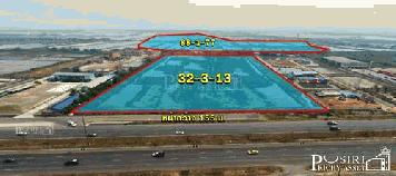 ขายที่ดิน 121 ไร่ ติดถนน พระราม 2 ขาออก กม.60 หน้ากว้าง ถึงใจ 155 เมตร ราคาสุดพิเศษ เพียง 6,250/ตารางวา – ขายที่ดินสมุทรสงคราม - KK1011S