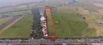 ขายที่ 18 ไร่เศษ ติดถนน เพชรเกษม สังเกตุง่าย ใกล้ 4แยก ปากท่อ เพียงไร่ละ 1.5 ล้าน - KK3216S