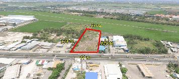 ที่ดิน 3 ไร่ 300 วา ถมพร้อมใช้ ใกล้ความเจริญ แมคโคร โกลบอลเฮ้าส์ และธุรกิจกลางปทุม  ขายที่ดินปทุมธานี - 