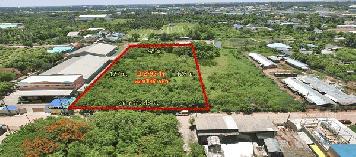 ประหยัดเงินและเวลา ที่ดิน 3 ไร่ สร้างโรงงานได้หลากหลายประเภท ใช้รถเทรลเลอร์สบาย ใกล้ ถ.สายใยรัก  KK2115S