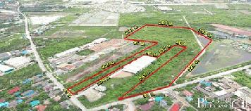 สุดยอดทำเลคุณภาพดี ที่สวย 58 ไร่ ใกล้พระราม 2 สีม่วงแท้ 100% เหมาะทำโรงงาน โกดัง และศูนย์กระจายสินค้า - kk3890s