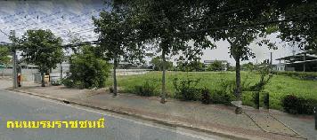 ขายที่ดินแปลงใหญ่ 25  ไร่ ที่ดินติดท้งถนนบรมราชชนนี และถนนสวนผัก ใกล้ตลาด ธนบุรี มาร์เก็ต ใกล้วิทยาลัยทองสุข ใกล้ แยกพุทธมณฑล สาย2  เหมาะทำ Showroom , Office สำนักงาน สร้างใหม่ สามารถแบ่งซื้อ เป็นLock ได้