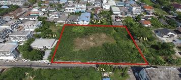 ที่ดินแปลงสวย ราคาพิเศษ 3 ไร่เศษ เหมาะทำสำนักงาน คอนโด เเละหอพัก ใกล้สิ่งอำนวยความสะดวกทุกอย่าง ใกล้รถไฟฟ้าสถานีเพชรเกษม 48 หลัง ม.สยาม  KK0667S