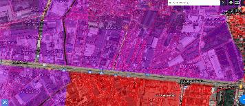 ที่ดิน7ไร่พื้นที่สีม่วงเยื้องBig Cอ้อมใหญ่ ใกล้ถนนเพชรเกษม200เมตร