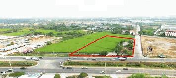 ขายที่ 7ไร่ สะดุดตา ติด ถ.สาย 5 เหมาะ ทำได้ทั้งปั้ม ธุรกิจ และ สร้างตึก ในราคาพิเศษ ใกล้ฝั่งบรมฯ