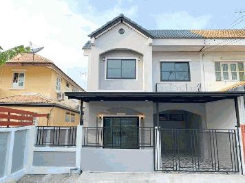 หมู่บ้านบัวทองธานี หลังมุม ตรงข้ามสมบัติบุรี - เนื้อที่ 28.3 ตร.ว.  - 3 ห้องนอน 2 ห้องนอน