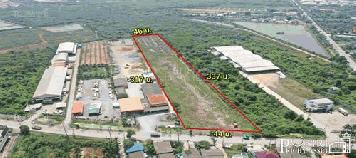 ขายสวยสีม่วง 8 ไร่เศษ ใกล้พระราม2 และราคาพิเศษ เพียงไร่ละ 4 ล้าน นิดๆ สร้างโรงงานได้ทุกประเภท เทรลเลอร์ เข้า ออกสะดวก เพียง 1.3 กม. - KK3887S