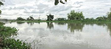 คุ้มค่า รับบรรยากาศสดชื่น วิวสวย กับที่ดินพร้อมสิ่งปลูกสร้าง เนื้อที่ เกือบ 6 ไร่ ใกล้ถนนบางเลน นครปฐม  KK2576S