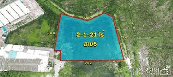 แปลงสุดท้ายกับที่สวย ในพื้นที่สีม่วง 2 ไร่เศษ ถูก เกือบเท่าราคาประเมิน ไฟฟ้า ประปาพร้อม แถมเดินทางสะดวกใกล้สาย 5 - KK1348S