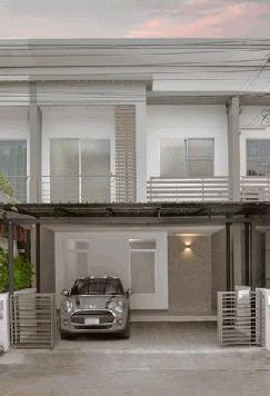 ขาย บ้านสวยโครงการ ฮาบิทาวน์ - วัชรพล ( By Sansiri )  วิวสวน ตกแต่งใหม่ พร้อมอยู่
