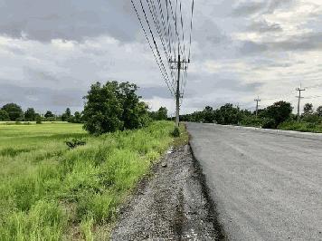 ขายที่ดิน ติดถนนใหญ่ ทำเลดี เส้นปราจีน-บ้านสร้าง ติดถนน 4 เลน