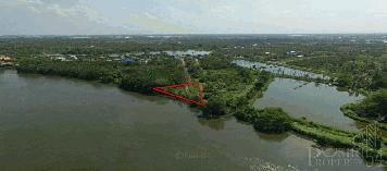 ราคาพิเศษ แปลงสุดท้าย ที่ดิน 100 วา รับวิวแม่น้ำ สวย บรรยากาศดีตลอดปี เหมาะปลูกบ้าน สะดวกใกล้เมืองมหาชัย ราคาพิเศษพร้อมค่าโอน – ขายที่ดินสมุทรสาคร  KK2014S
