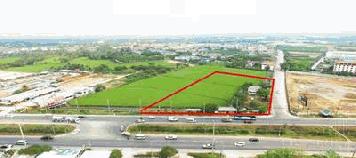 ขายที่ดิน 7 ไร่ สะดุดตา ติด ถ.สาย5 เหมาะทำได้ทั้งปั้ม ธุรกิจและสร้างตึก ในราคาพิเศษ ใกล้ฝั่งบรมฯ