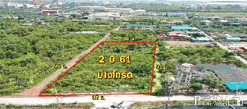 ที่สวยสีม่วง 2 ไร่เศษ ใกล้พระราม 2 ถนน 2 ด้าน ราคาที่ดีที่สุด KK4679S