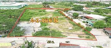 การันตีสร้างได้ทุกโรงงานกับ ที่สีม่วงแท้ 4 ไร่เศษ ถมพร้อมใช้ ติดถนน 2 ด้าน ใกล้ทั้ง ถนนพุทธสาครและ ถนนเศรษฐกิจ - KK5093S