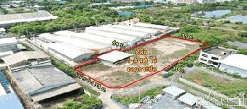 ขายที่สวยถมแน่น เกือบ 2 ไร่ ติดถนน 2 ด้าน ราคาต่ำกว่าตลาด ฟรี !โกดังขนาด 120 ตารางเมตร ใกล้คลองสี่วา-เอกชัย - KK3623S