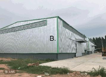 ให้เช่า โกดัง อำเภอบ้านค่าย 540 ตรม. พื้นรับน้ำหนัก 3 ตัน/ตรม. โกดัง ให้เช่า ฿64,800/ด.