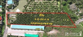 ขายที่สวย 4ไร่เศษ ทำเลทอง หลังนิคมสุทรสาคร ลงตัวทั้งทำโรงงานและกิจการหอพัก ราคาพิเศษ - KK3983S