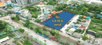 ขาย ที่สวยถมแล้ว 3 ไร่ ใกล้ รถไฟฟ้าสายสีม่วง เพียง 1.8 กม. กลางใจเมืองนนทบุรี - KK3647S