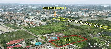 ที่ 4 ไร่ ทำเลดี อนาคตไกล ใกล้ ถ. พุทธมณฑลสาย 4 เพียง 400 ม. ใกล้เส้นพระเทพตัดใหม่  KK5208S
