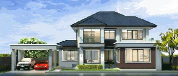 ขายบ้านเดี่ยว หมู่บ้าน D Image ดิอิมเมจ บ้านสวย หลังใหญ่ ทำเลดี จ.นนทบุรี