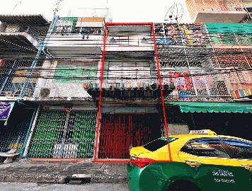 ตึกแถว ซอย แม้นศรี 2 เขต ป้อมปราบศัตรูพ่าย