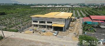 Presale ก่อนสร้างเสร็จ เพียง 16.5ล้าน โรงงานใหม่ 480ตารางวา พื้นที่ใช้สอย 930 ตร.ม. ขอใบ รง.4 ได้ ใกล้ ถ.เศรษฐกิจ มีพื้นที่ต่อเติมด้านข้าง - kk5200s