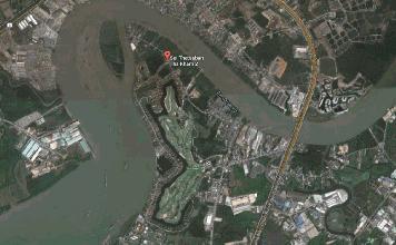 ขายที่ดินถมแล้วติดแม่น้ำบางประกง (ใกล้ปากอ่าวไทย) อ.บางประกง จ.ฉะเชิงเทรา