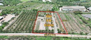 ที่5 ไร่ สร้างโรงงานใหญ่ได้ถึง 5,000 ตร.ม.อย่างลงตัว พร้อมระบายน้ำลงคลองด้านหลังได้ทันที และใกล้ ถ.พระราม 2 และอีก 2 ถนนหลัก