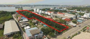 ขาย ที่ติดแม่น้ำท่าจีน 3-328ไร่ เรือใหญ่ขนส่งสะดวก วิวสวย หลังติดถนน ใช้รถเทเลอร์ได้ ในราคาไม่แพง - KK2388S