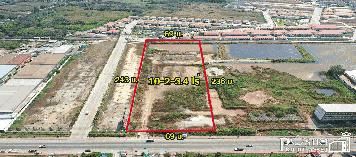 ที่สวยสร้างโรงงาน 10.5 ไร่ ติด ถ. บางปลา สร้างได้กว่า 10,000 ตร.ม. รถทุกประเภทเดินทางสะดวก เพียง 1 กม. ถ. เศรษฐกิจ1 - KK1813S