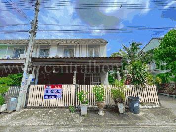 ทาวน์เฮ้าส์ หมู่บ้าน พฤกษา 60 บางพูน ปทุมธานี หลังมุม