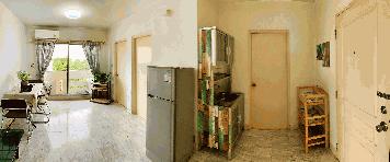 (ขายพร้อมผู้เช่า) คอนโดบ้านสวนธน รัชดา 36 (ซ.เสือใหญ่) 47 ตรม. 2 นอน สวนร่มรื่นทั้งโครงการ ใกล้ ม.จันทร์เกษม ห้างสรรพสินค้า  เข้าออกได้หลายทาง