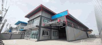 หลังสุดท้าย โรงงานโมเดิร์น ขนาดกระทัดรัด 227 วา ราคาพิเศษ เพียง 9.9 ล้าน พร้อมออฟฟิต 2 ชั้น พื้นที่ 554 ใกล้ ถ. เศรษฐกิจ 1  KK4938S