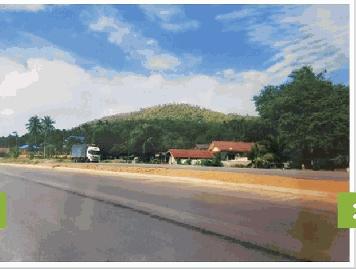 ขายที่ดินสวย ติดถนนเพชรเกษม 4 เลนส์   ใกล้แหล่งชุมชน  อำเภอเมือง จังหวัดระนอง