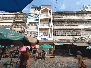 เช่า ตึกแถว 4 ชั้น ซอย สีลม 20 ใกล้วัดแขก เหมาะค้าขาย