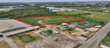 ขายที่ 10ไร่ ถมพร้อมใช้ เดินทางสะดวกบนถนน 4เลนส์ สาริน-พันท้าย ใกล้พระราม 2  - KK3182S