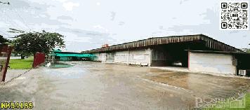 แค่ 45 บาท/ตร.ม. กับโกดังให้เช่านครปฐม 2,000 ตร.ม. ใกล้ ถ. เพชรเกษมเพียง 900 ม. เก็บของได้มากพื้นรับ 3 ตัน เทรลเลอร์เข้าได้ - kk5418s