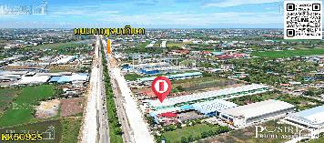 ให้เช่าโกดังใหม่ ติดถนนกาญจนา ราคาพิเศษ ขนาดเริ่ม 411 - 822 ตร.ม. เดินทางสะดวก ขนส่งง่าย kk5092s