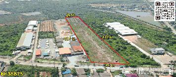 ที่สีม่วง 8 ไร่เศษ ใกล้พระราม 2 และราคาพิเศษเพียงไร่ละ 4 ล้าน นิดๆ สร้างโรงงานได้ทุกประเภท เทรลเลอร์เข้าออกสะดวก 